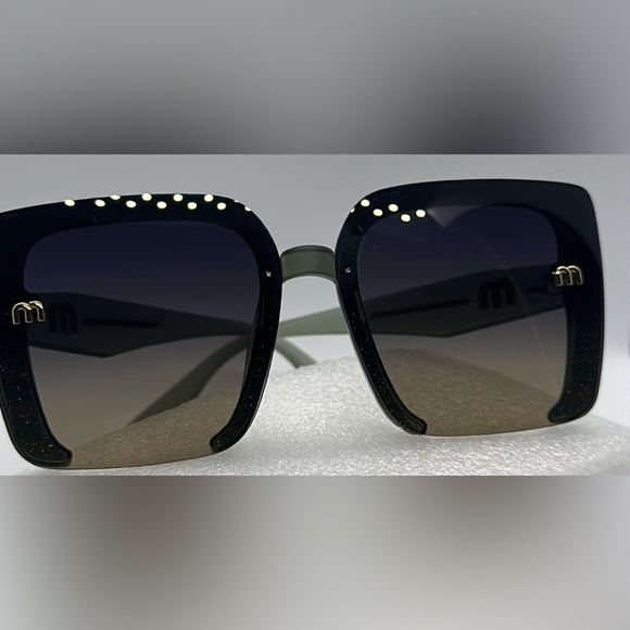Oversized Square Sunglasses, Gradient Lens, UV Protection, M\